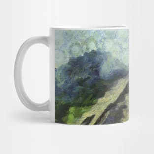 Starry Night in The Ancient Mayan Temple, Temple of the Inscriptions Mug